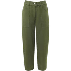 Whistles Khaki Tessa Casual Trouser